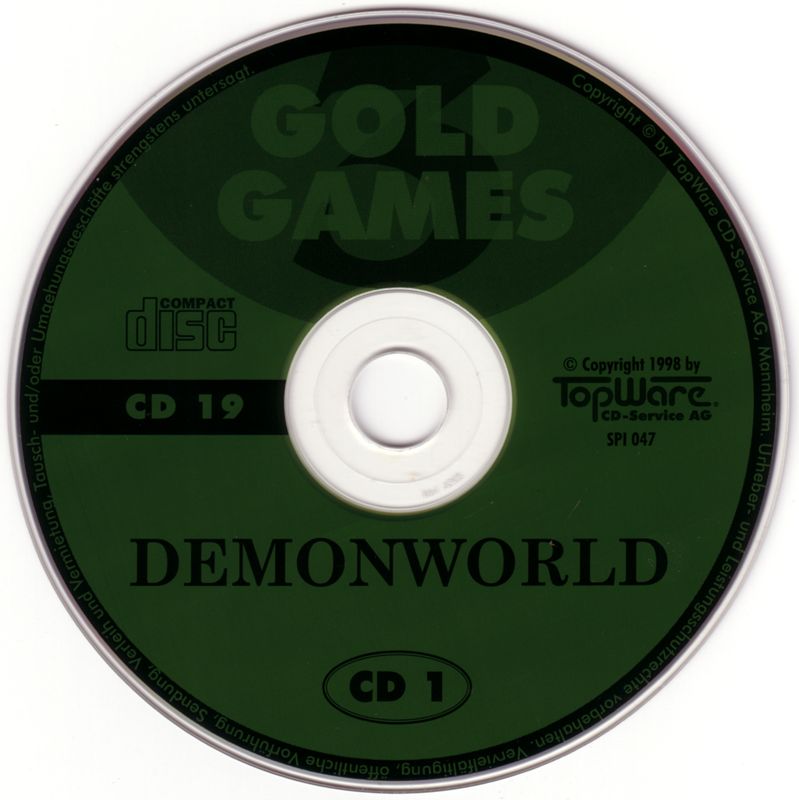 Media for Gold Games 3 (DOS and Windows): Disc 19 - Demonworld - Disc 1