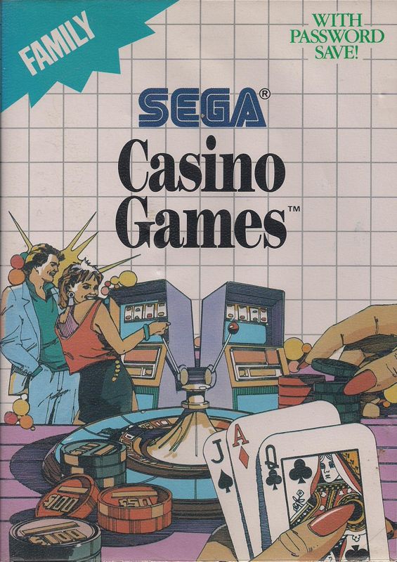 Front Cover for Casino Games (SEGA Master System)