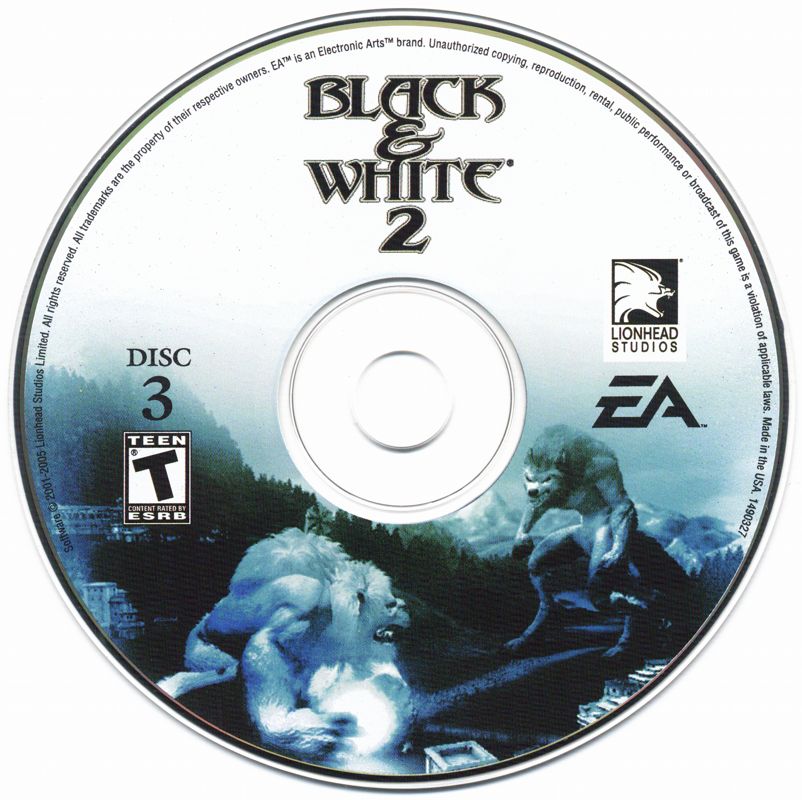Media for Black & White 2 (Windows) (4 CD release): Disc 3