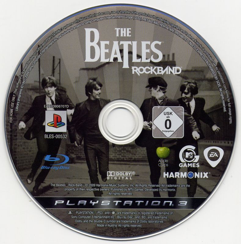 The Beatles: Rock Band cover or packaging material - MobyGames