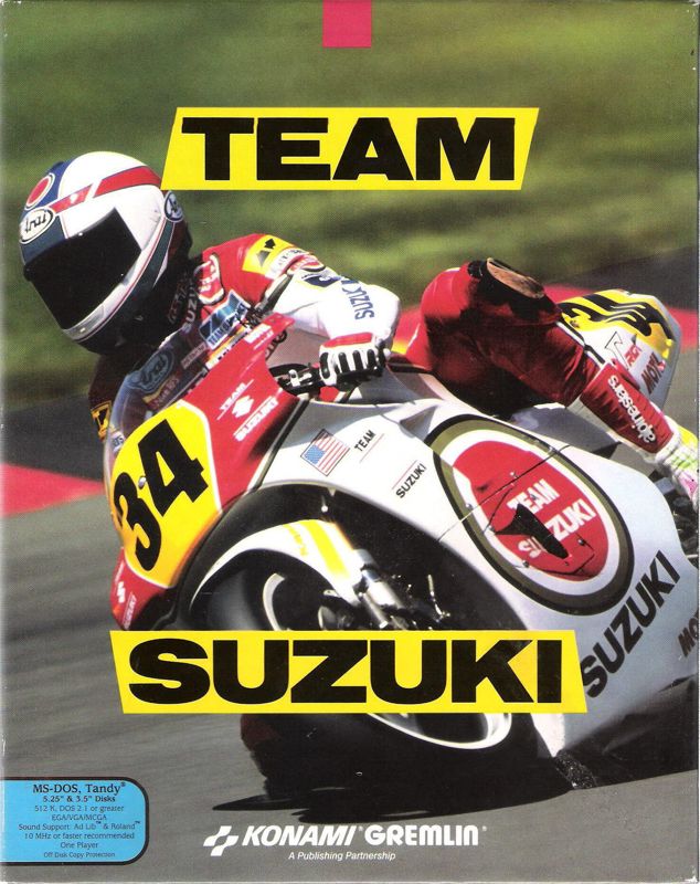 Front Cover for Team Suzuki (DOS)
