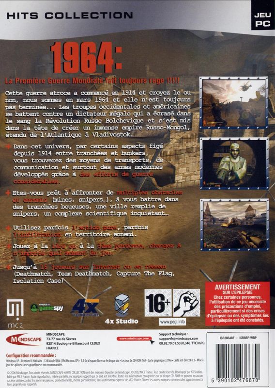 Back Cover for Iron Storm (Windows) (Hits Collection release)