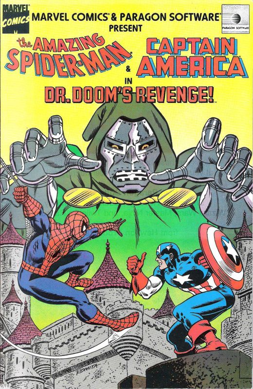 Extras for The Amazing Spider-Man and Captain America in Dr. Doom's Revenge! (DOS): Comic Cover
