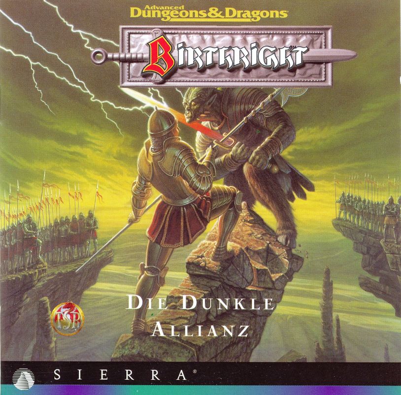 Other for Birthright: The Gorgon's Alliance (DOS and Windows) (Sierra Originals release): Jewel Case - Front