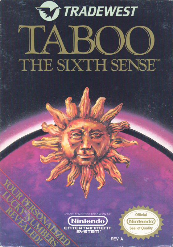 Front Cover for Taboo: The Sixth Sense (NES)
