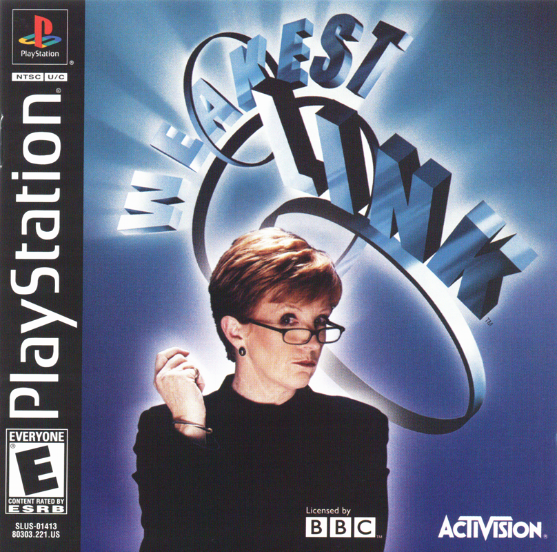 Front Cover for Weakest Link (PlayStation)