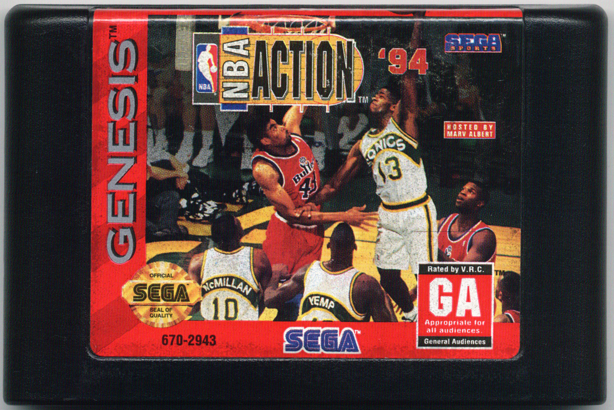Media for NBA Action '94 (Genesis)
