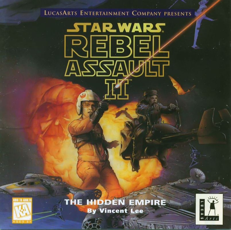 Other for Star Wars: Rebel Assault II - The Hidden Empire (DOS): Jewel Case - Front