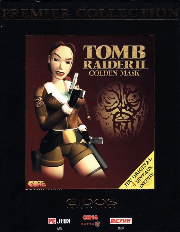 Front Cover for Tomb Raider II: Gold (Windows) (Eidos Premier Collection release)