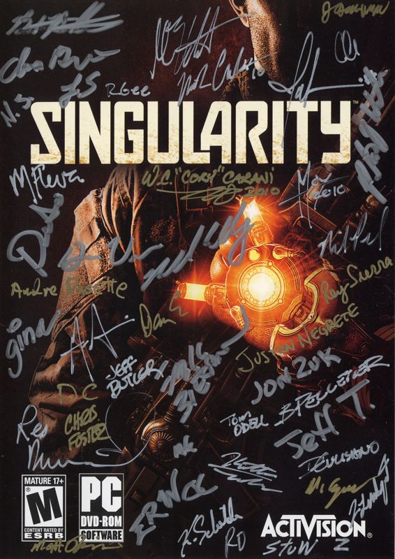 Front Cover for Singularity (Windows) (Signed by the development team)