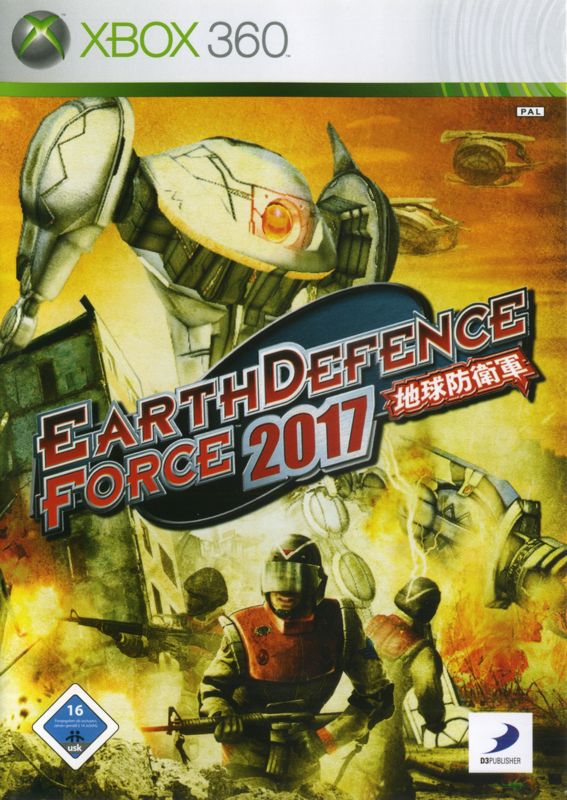 Front Cover for Earth Defense Force 2017 (Xbox 360)