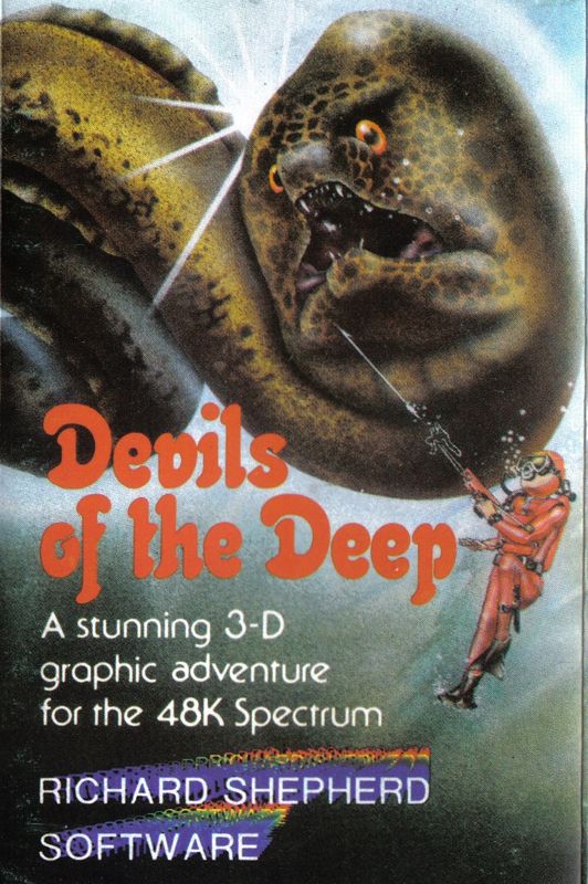 Front Cover for Devils of the Deep (ZX Spectrum)