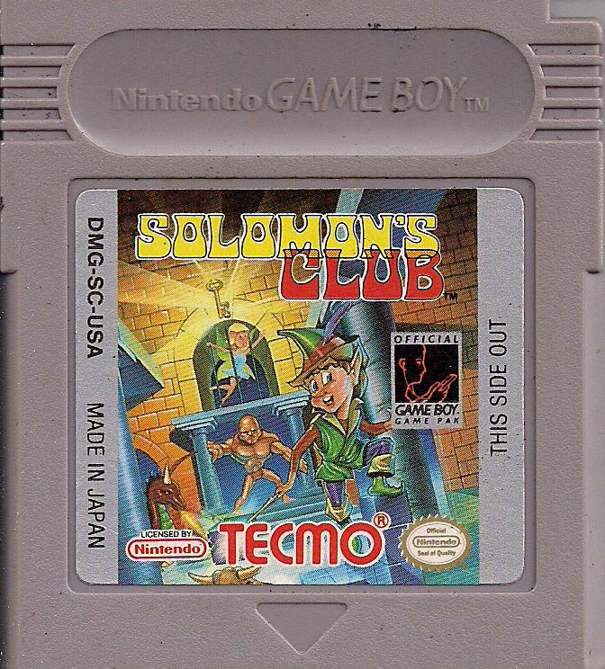 Media for Solomon's Club (Game Boy)
