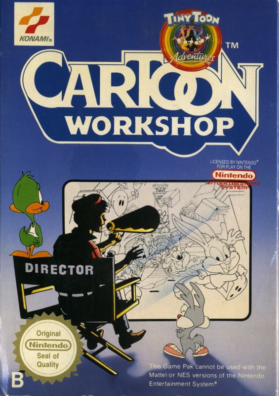 Front Cover for Tiny Toon Adventures: Cartoon Workshop (NES)