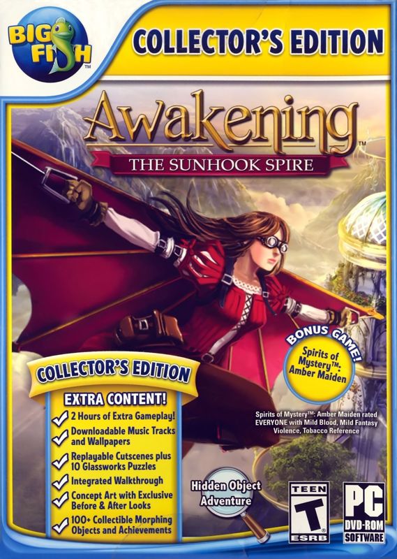 Front Cover for Awakening: The Sunhook Spire (Collector's Edition) (Windows)