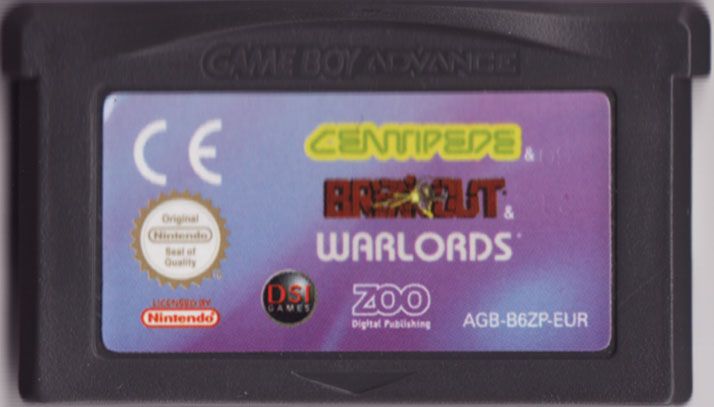 Media for Centipede / Breakout / Warlords (Game Boy Advance)