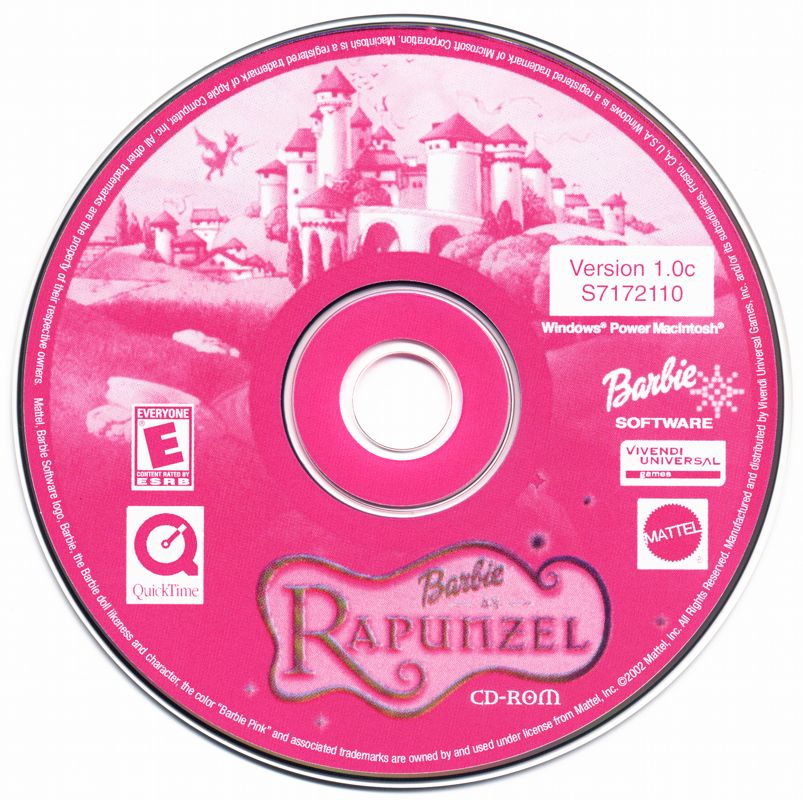 Media for Barbie as Rapunzel: A Creative Adventure (Macintosh and Windows)