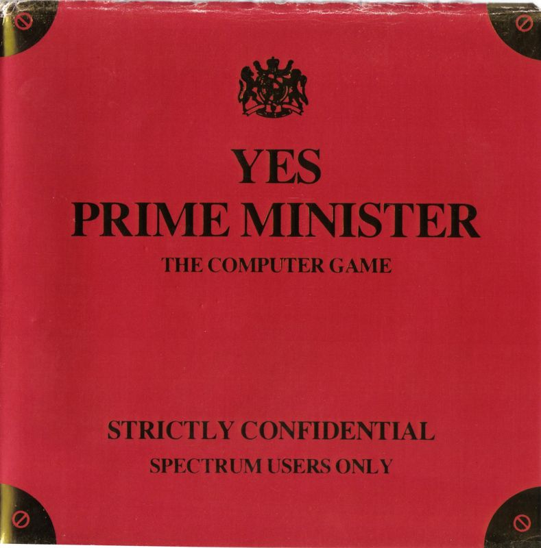 Front Cover for Yes Prime Minister: The Computer Game (ZX Spectrum)