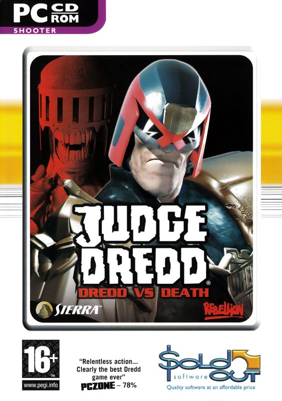 Front Cover for Judge Dredd: Dredd vs Death (Windows) (Sold Out Software release)