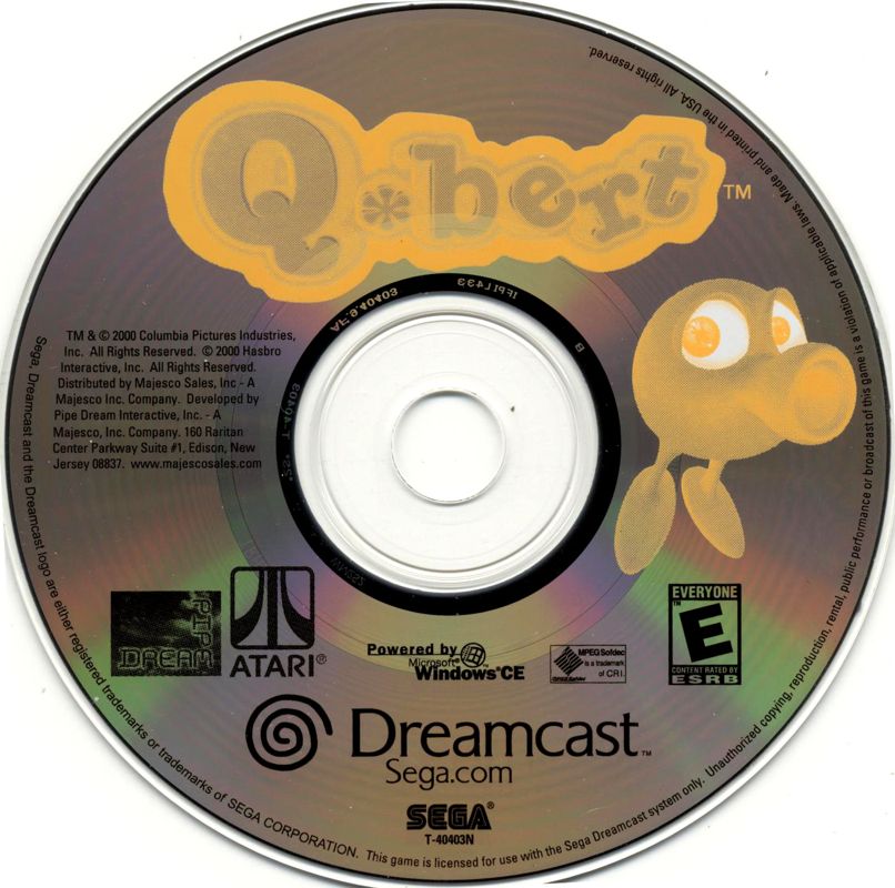 Media for Q*bert (Dreamcast)
