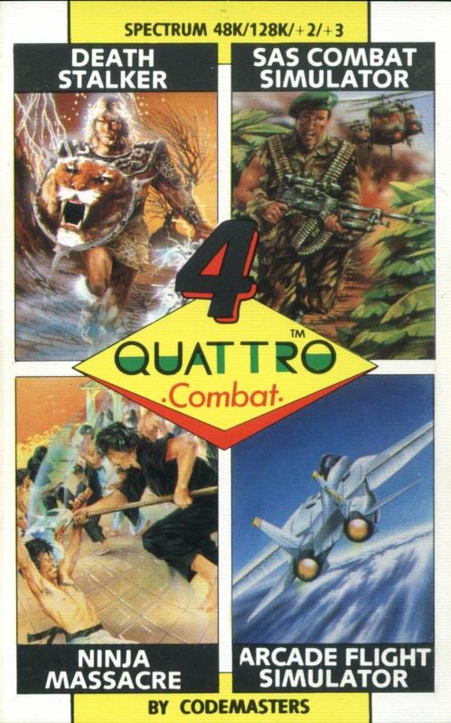 Front Cover for Quattro Combat (ZX Spectrum)