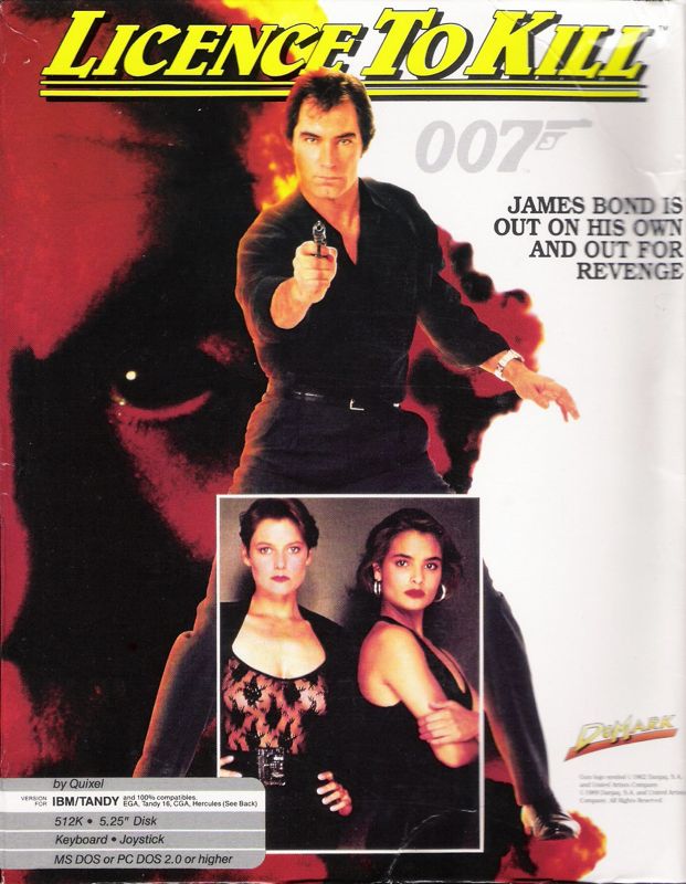 Front Cover for 007: Licence to Kill (DOS)