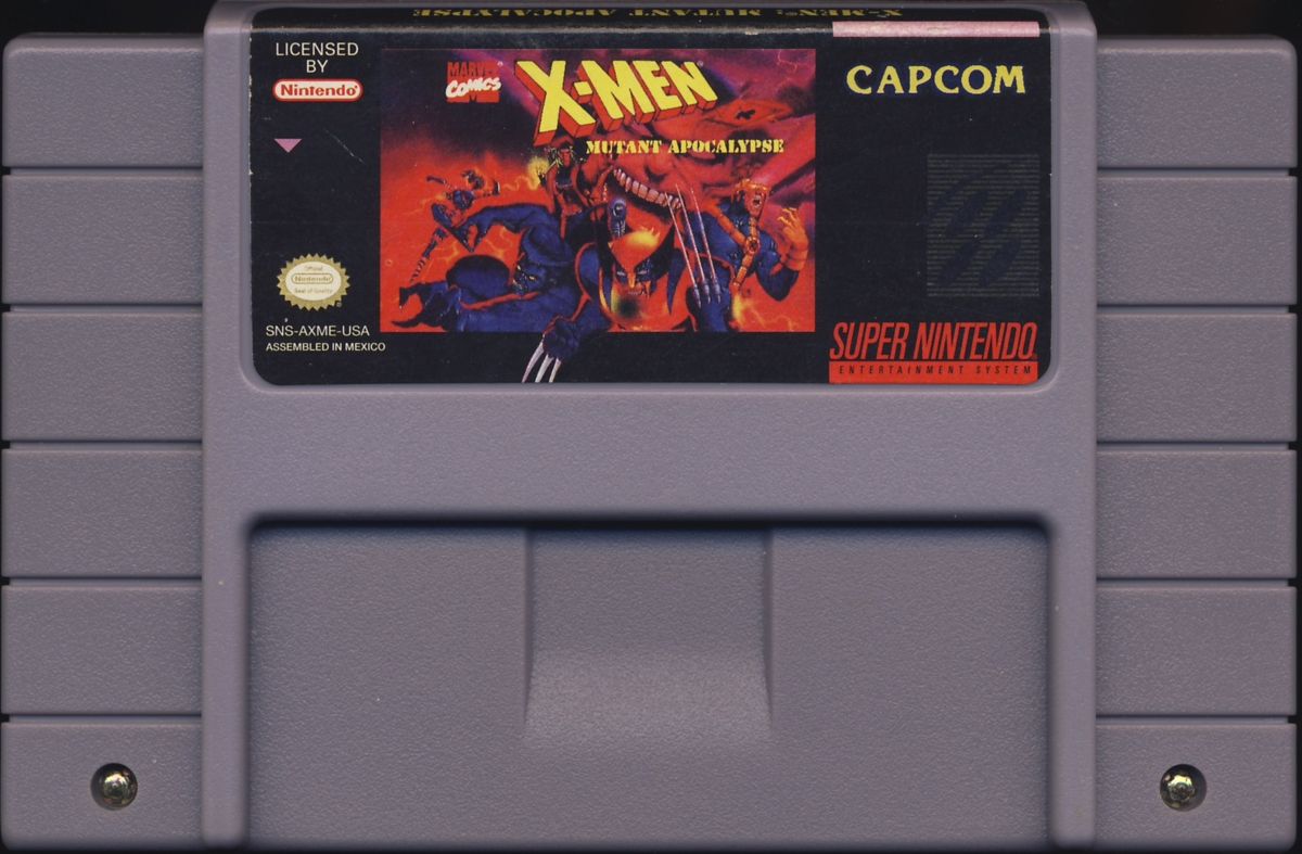 Media for X-Men: Mutant Apocalypse (SNES) (Made in Mexico version)