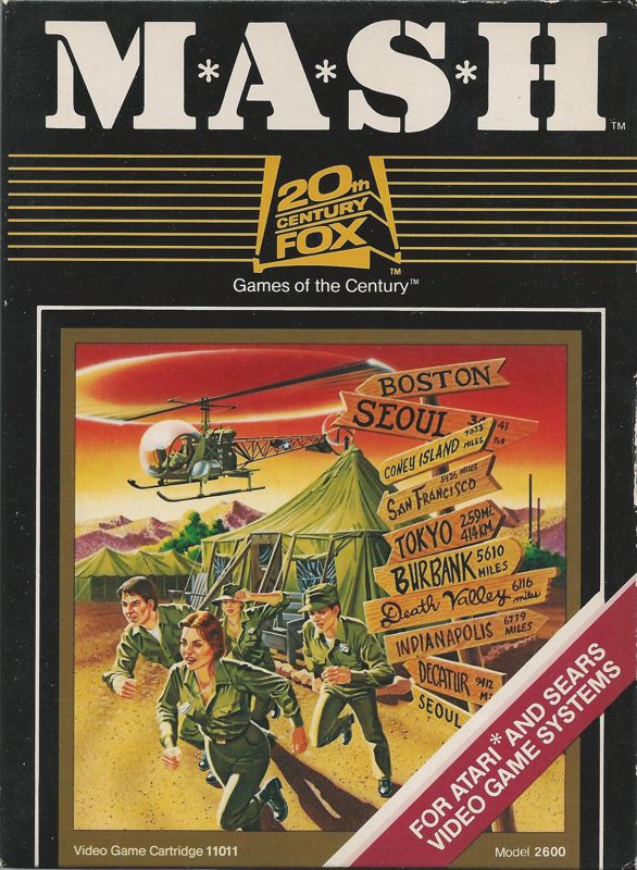 Front Cover for M*A*S*H (Atari 2600)