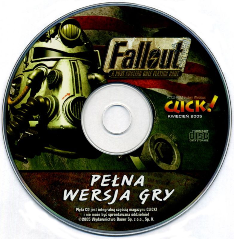 Media for Fallout (Windows) (Click! # 4/2005 covermount)