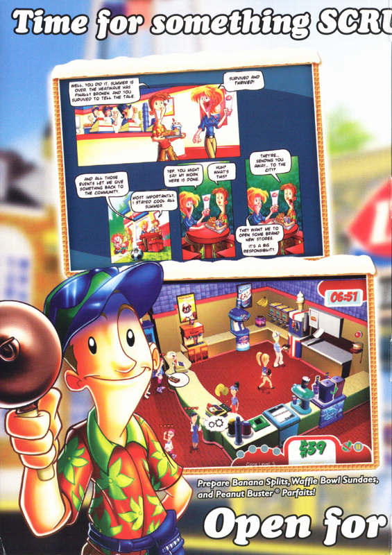 Inside Cover for DQ Tycoon (Macintosh and Windows): Left