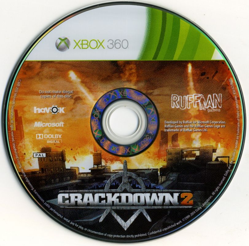 Crackdown 2 cover or packaging material - MobyGames