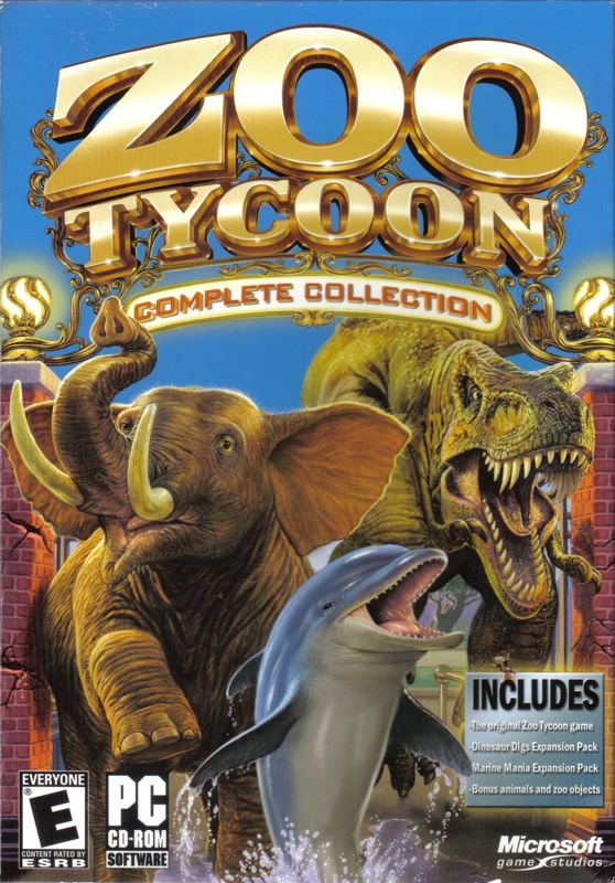 Zoo Tycoon: Ultimate Animal Collection cover or packaging material -  MobyGames