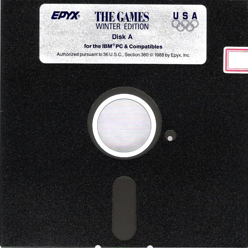 Media for The Games: Winter Edition (DOS): Disk 1/4