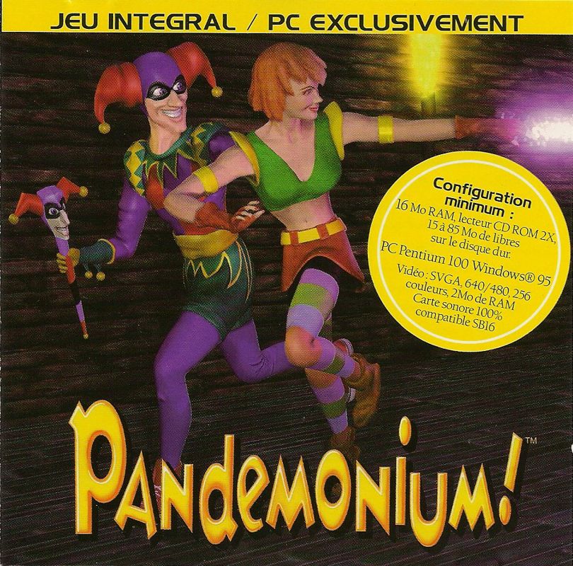 Front Cover for Pandemonium! (Windows)