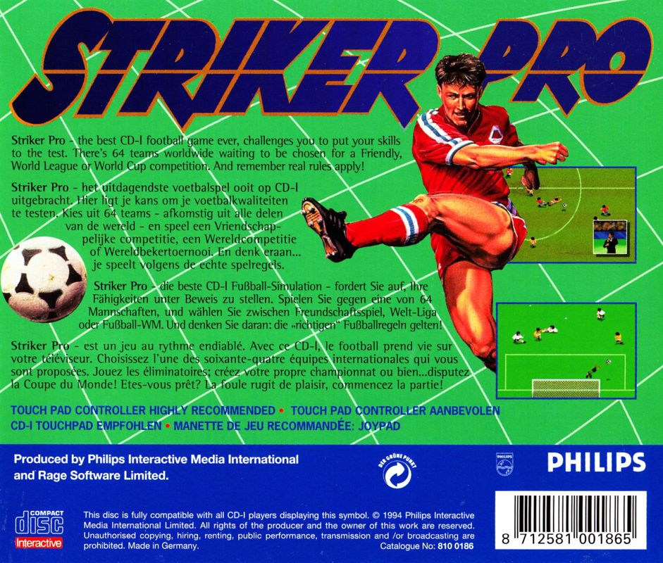 Back Cover for Striker Pro (CD-i)