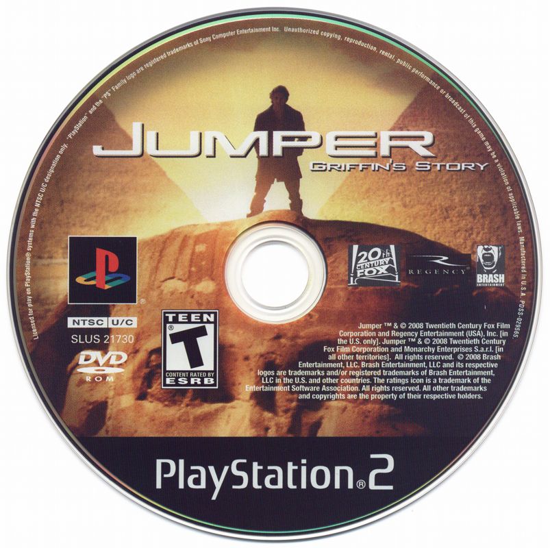 Media for Jumper: Griffin's Story (PlayStation 2)