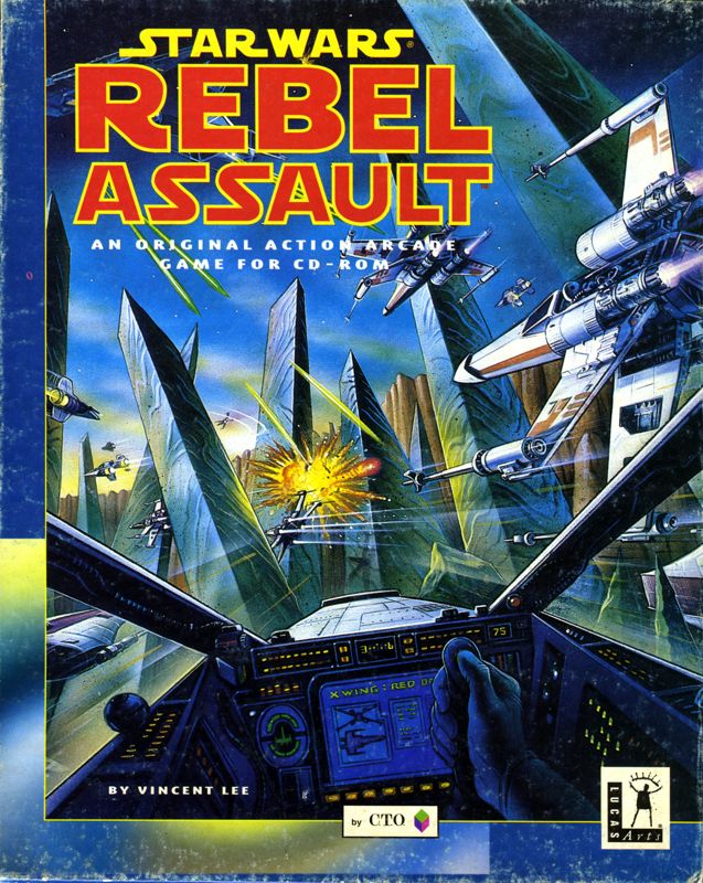 Front Cover for Star Wars: Rebel Assault (DOS)