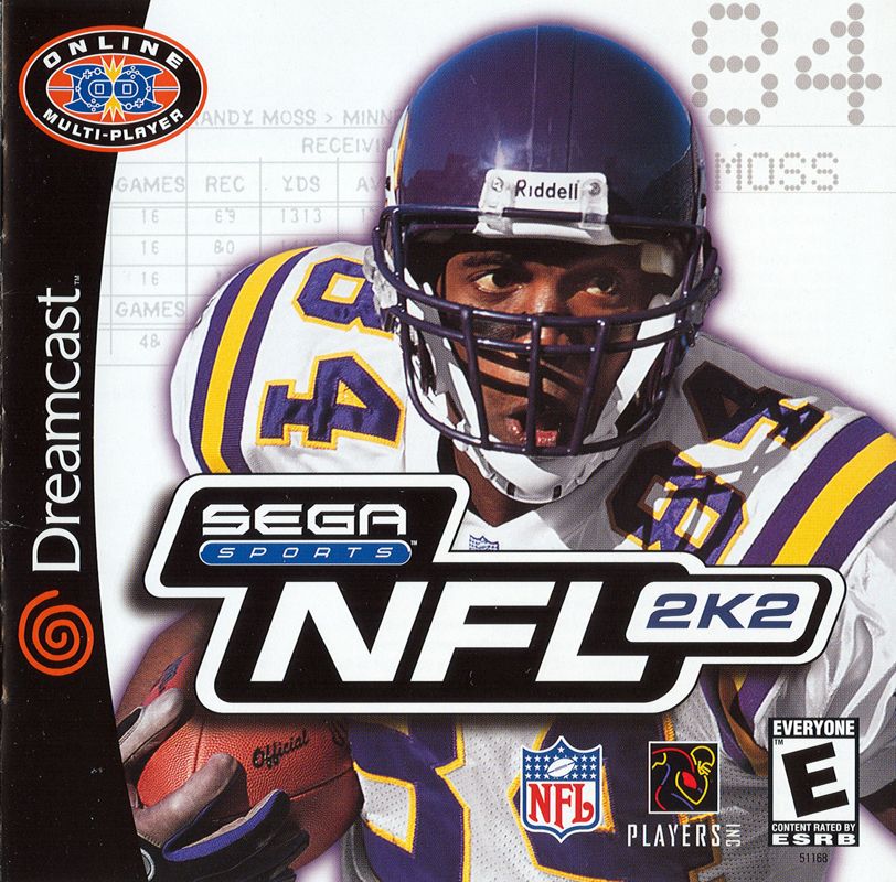 Front Cover for NFL 2K2 (Dreamcast)
