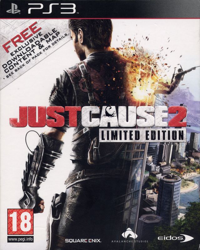 Front Cover for Just Cause 2 (Limited Edition) (PlayStation 3): Slipcase