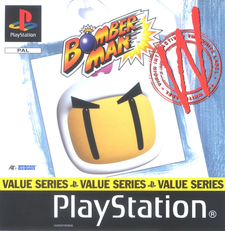 Front Cover for Bomberman: Party Edition (PlayStation) (White Label, Value Series Release)