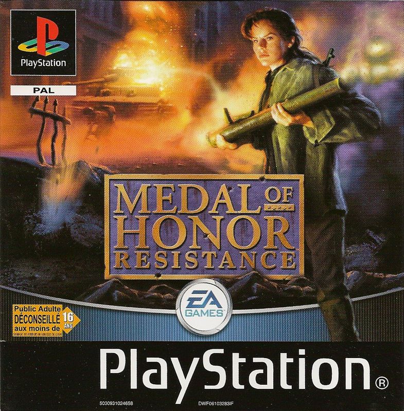 Front Cover for Medal of Honor: Underground (PlayStation)