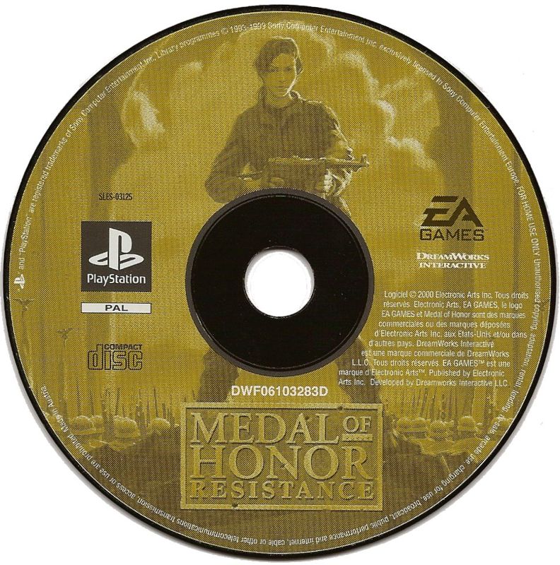 Media for Medal of Honor: Underground (PlayStation)