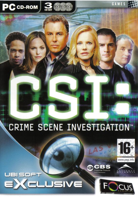 Front Cover for CSI: Crime Scene Investigation (Windows) (Ubisoft eXclusive / Focus Essential release)