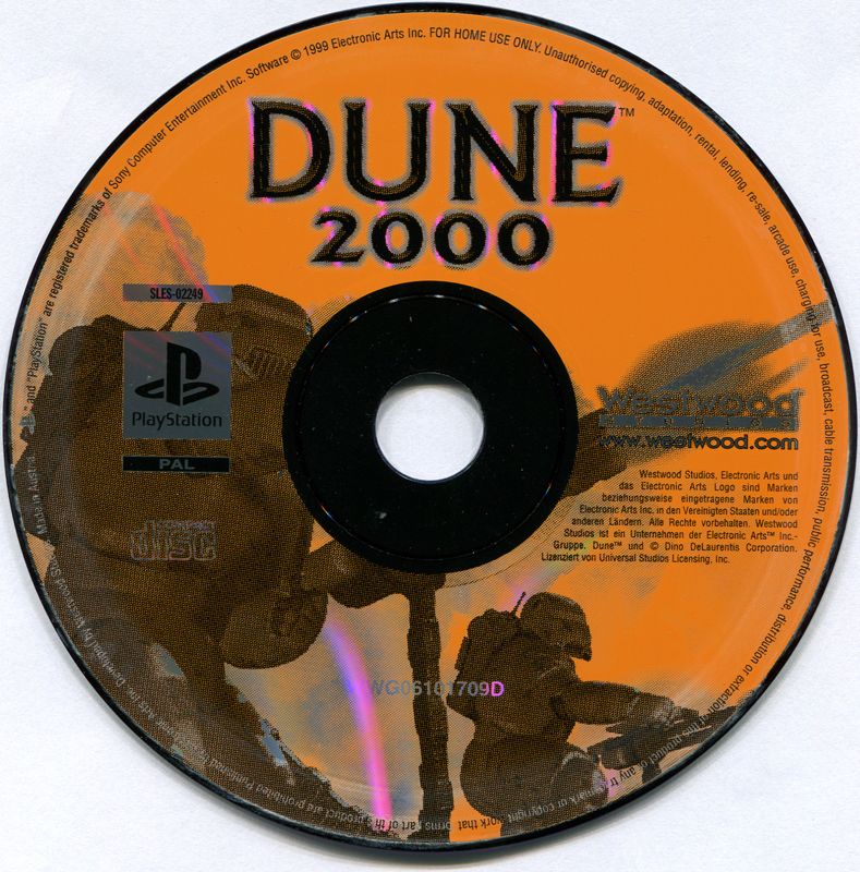 Media for Dune 2000 (PlayStation)
