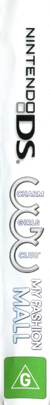 Spine/Sides for Charm Girls Club: My Fashion Mall (Nintendo DS)