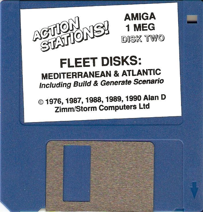 Media for Action Stations! (Amiga): Fleet Disks: Mediterranean & Atlantic