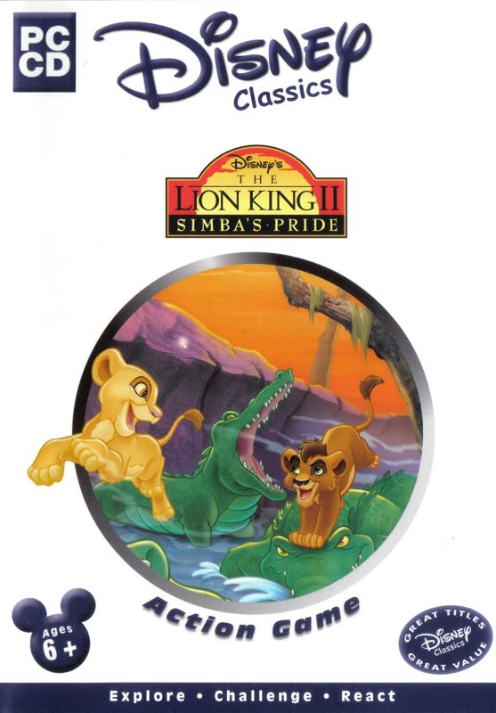 Other for Disney's The Lion King: 3 Games (Windows): Disney's The Lion King 2 - Simba's Pride Action Game- Keep Case Front