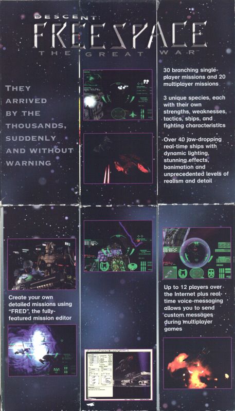 Inside Cover for Descent: Freespace - Battle Pack (Windows) (Budget release): Descent Freespace Cover