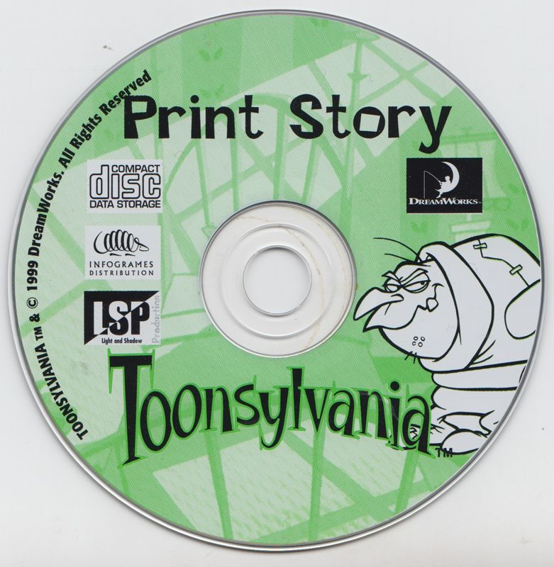 Print Story: Toonsylvania cover or packaging material - MobyGames