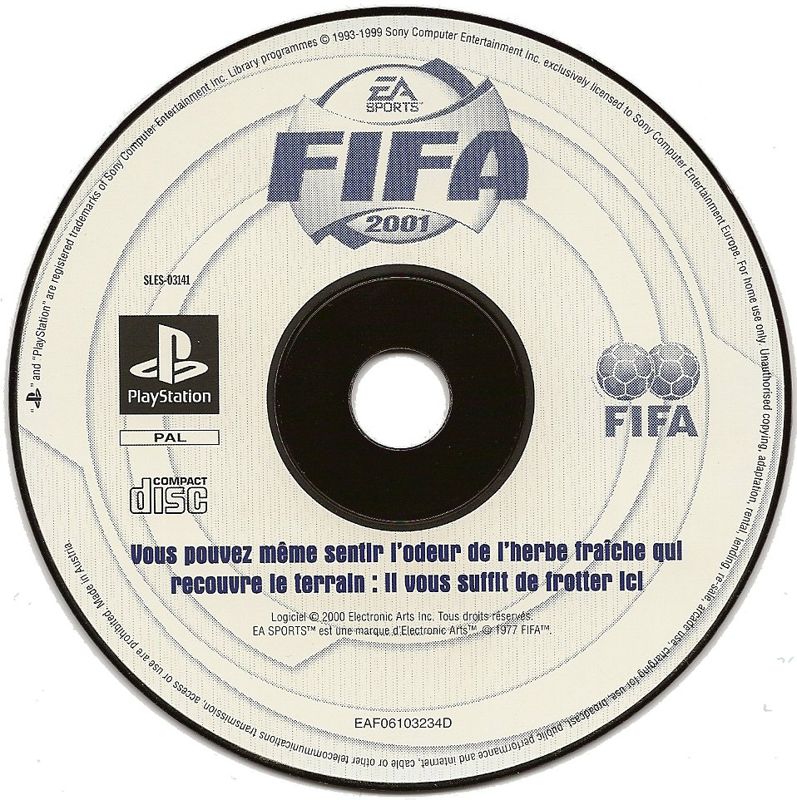 Media for FIFA 2001: Major League Soccer (PlayStation)